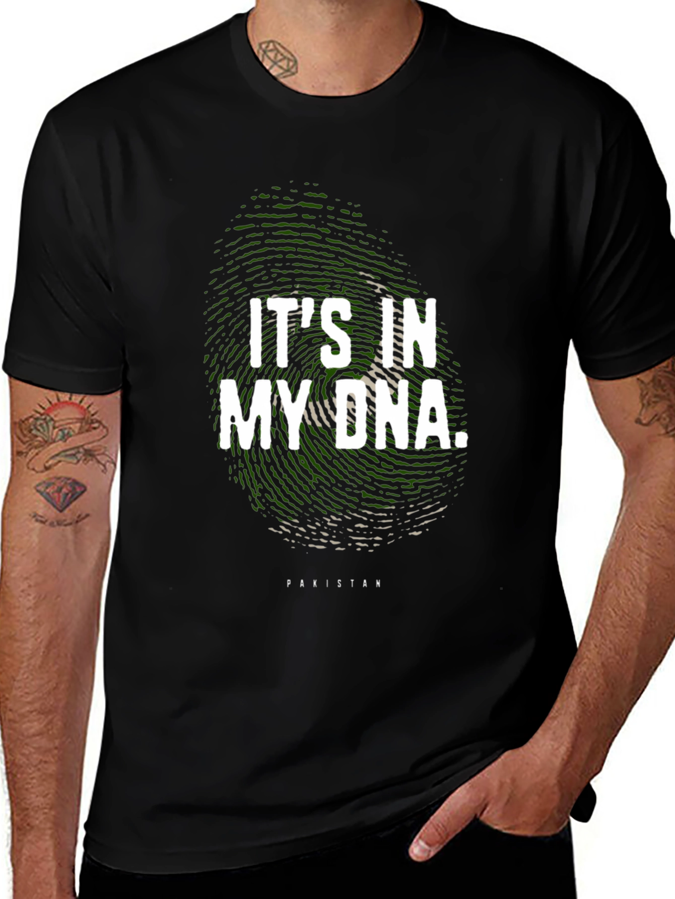 Pakistan DNA Flag T-Shirt - Patriotic Pride