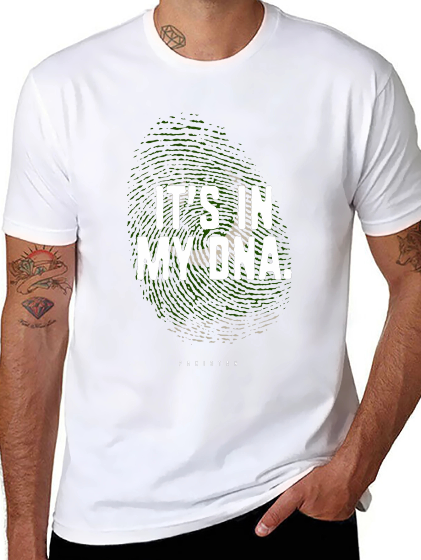 Pakistan DNA Flag T-Shirt - Patriotic Pride