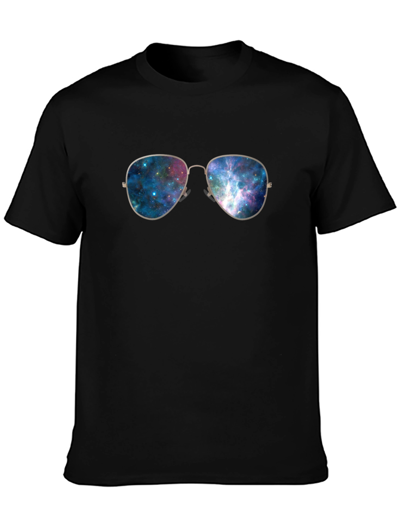 Galaxy Glasses Graphic Tee - Black