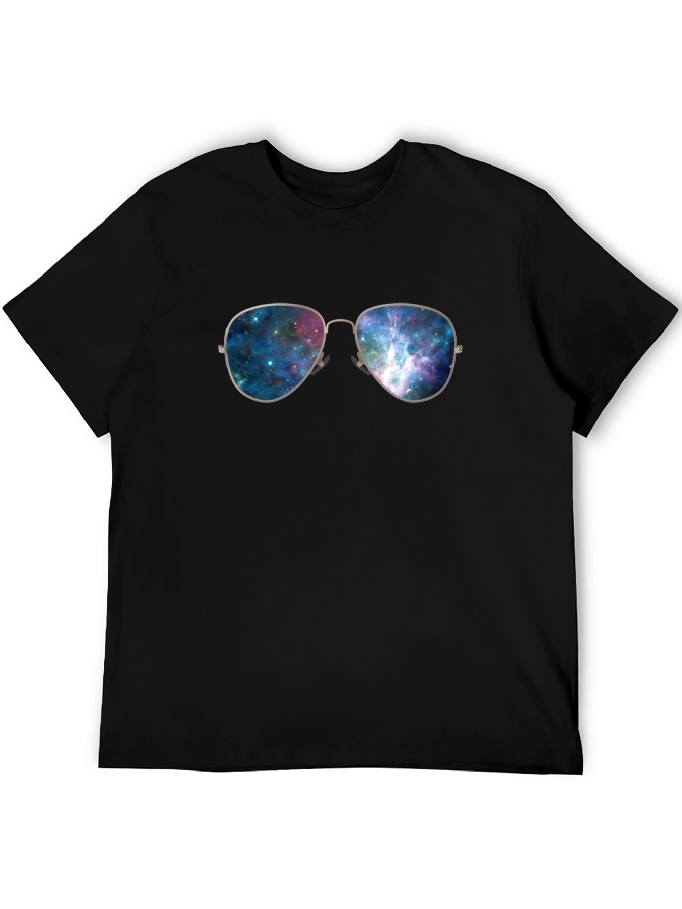 Galaxy Glasses Graphic Tee - Black