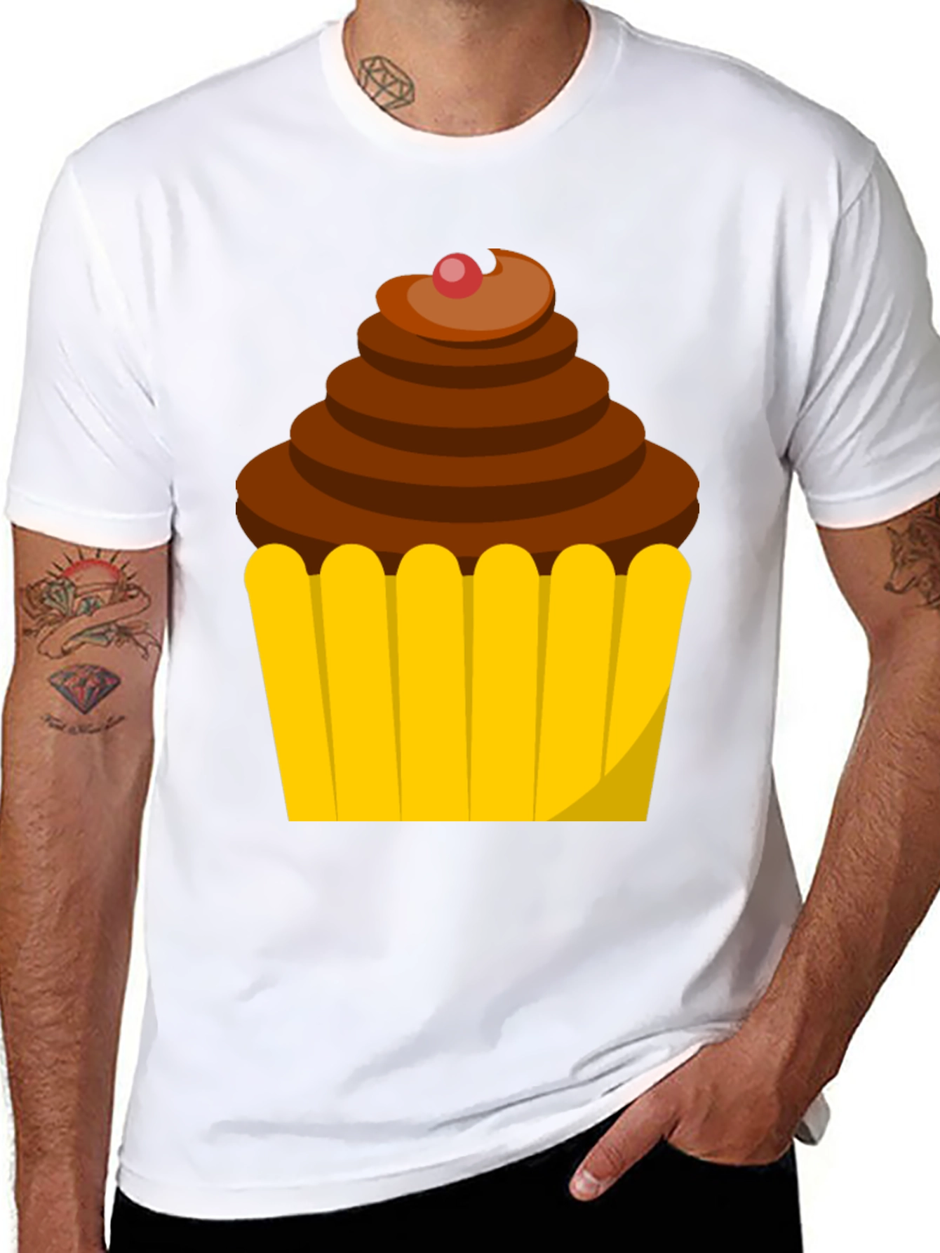Cupcake Graphic Tee - Sweet Tooth T-Shirt