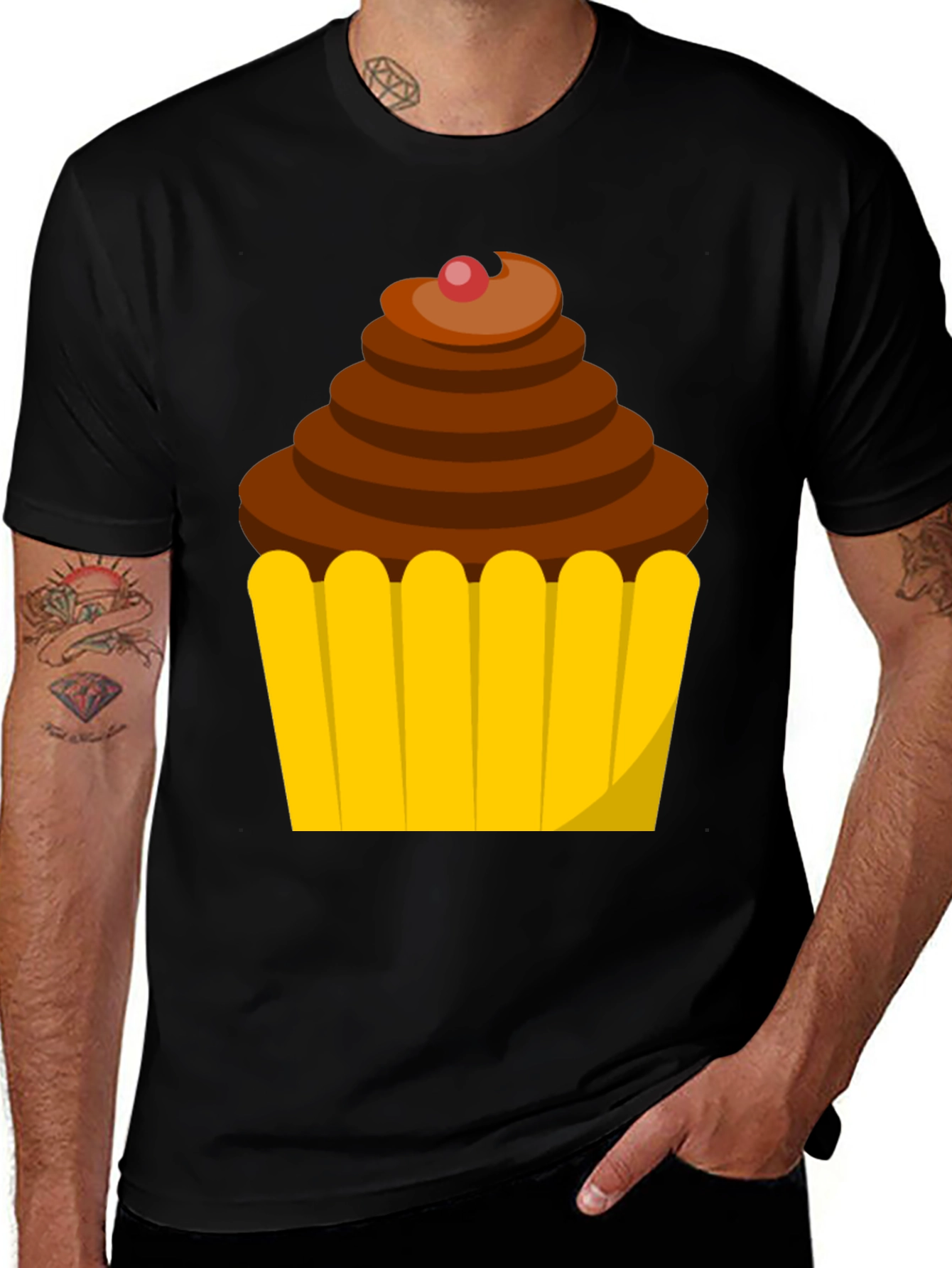 Cupcake Graphic Tee - Sweet Tooth T-Shirt
