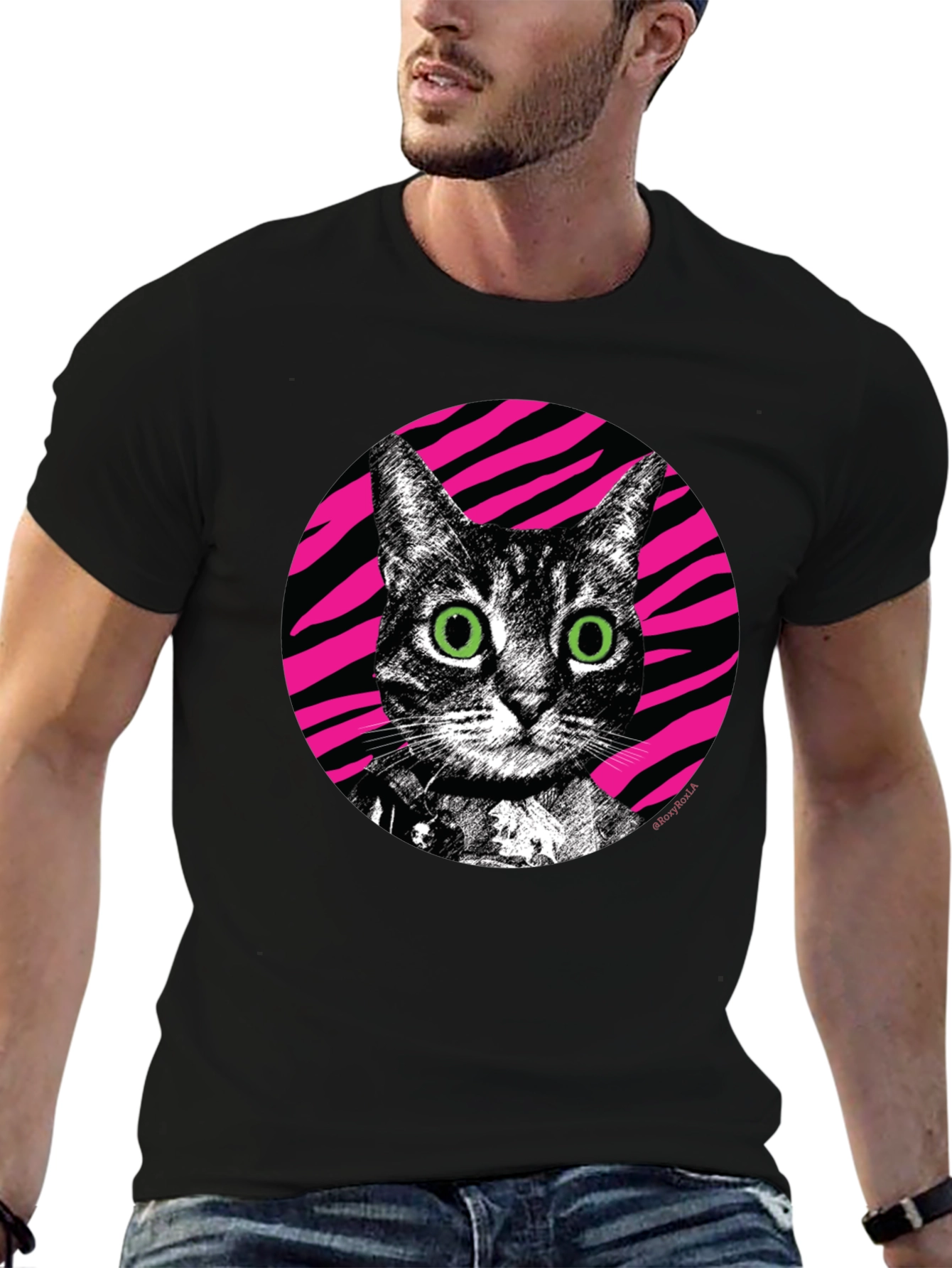 Funky Cat Graphic Tee