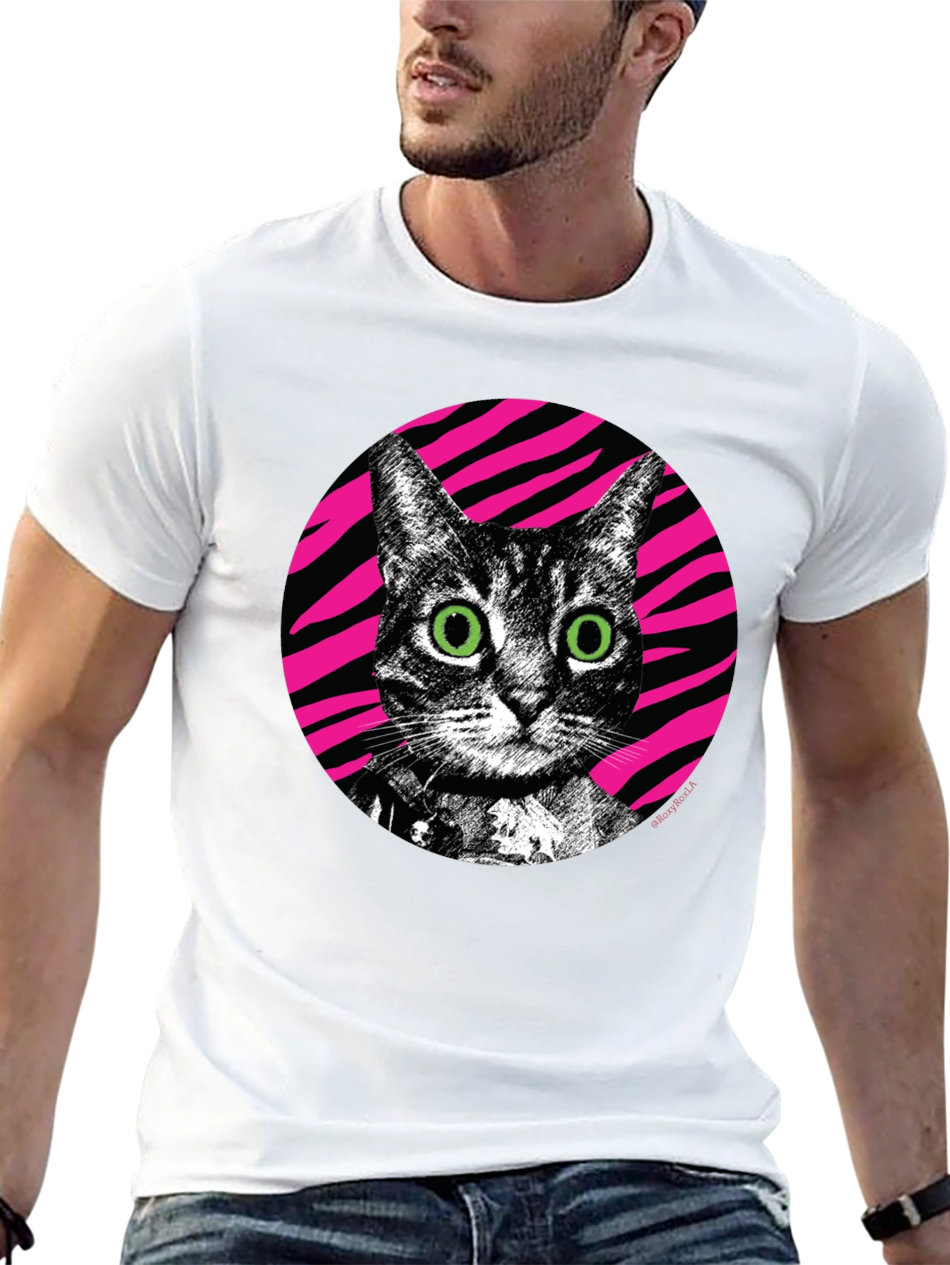 Funky Cat Graphic Tee