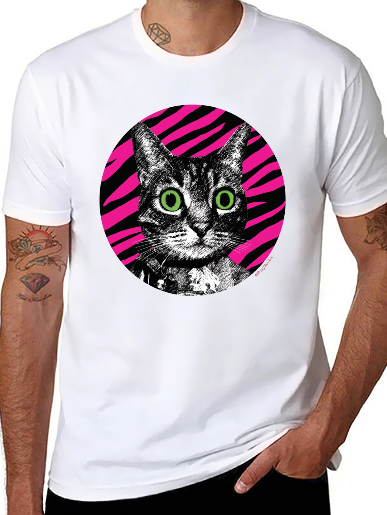 Funky Cat Graphic Tee