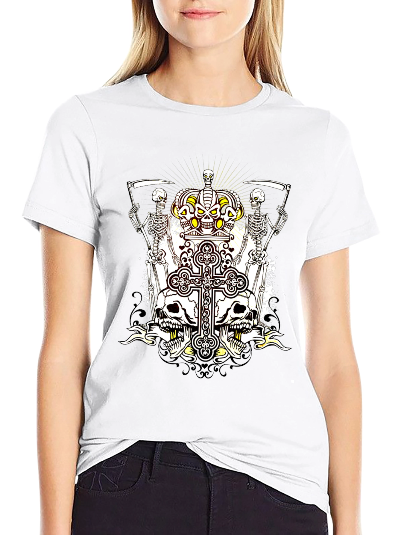 Skull & Crown Graphic Tee