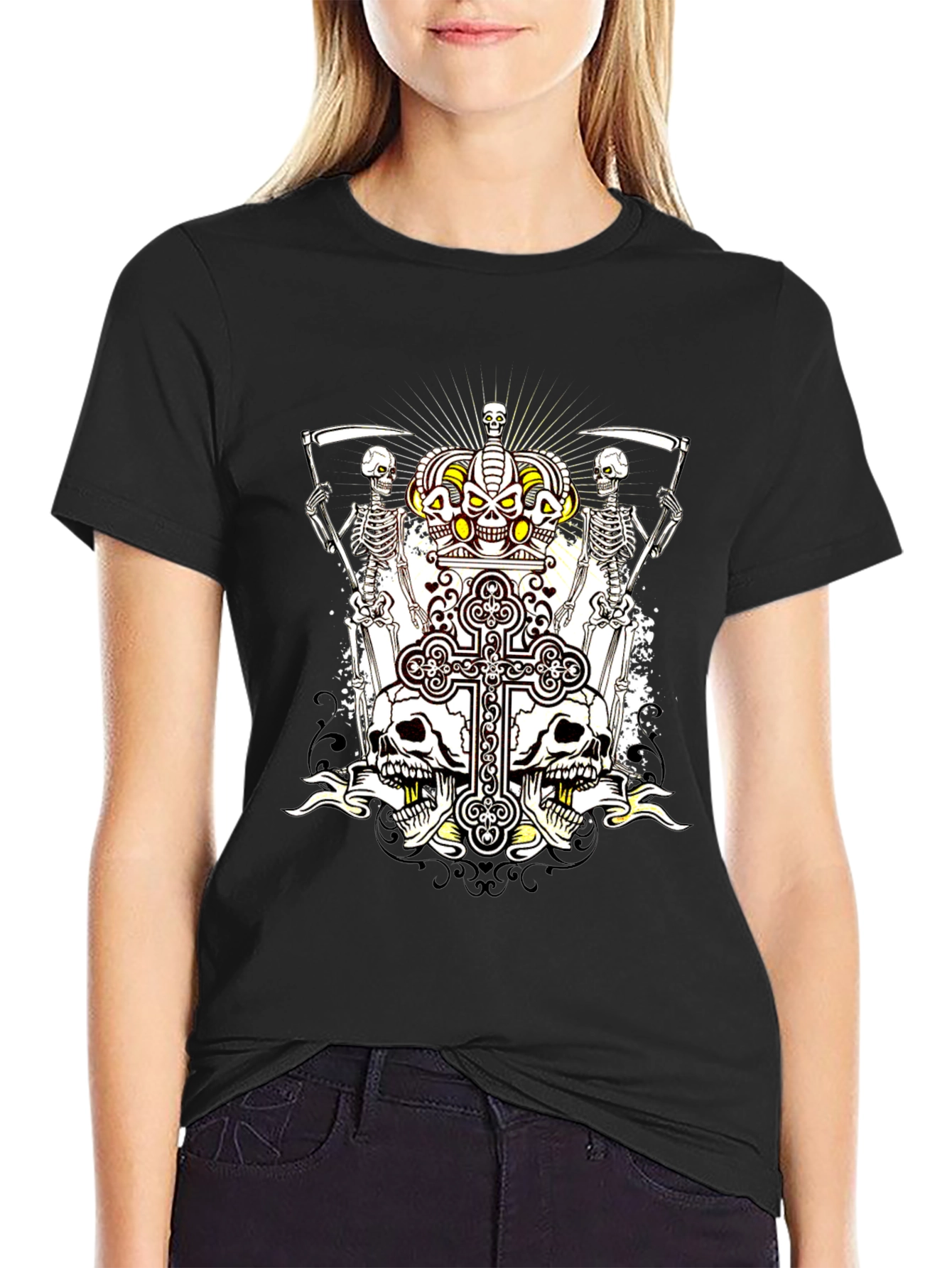 Skull & Crown Graphic Tee