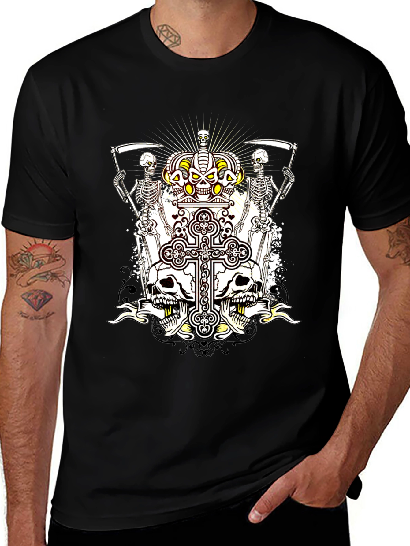 Skull & Crown Graphic Tee