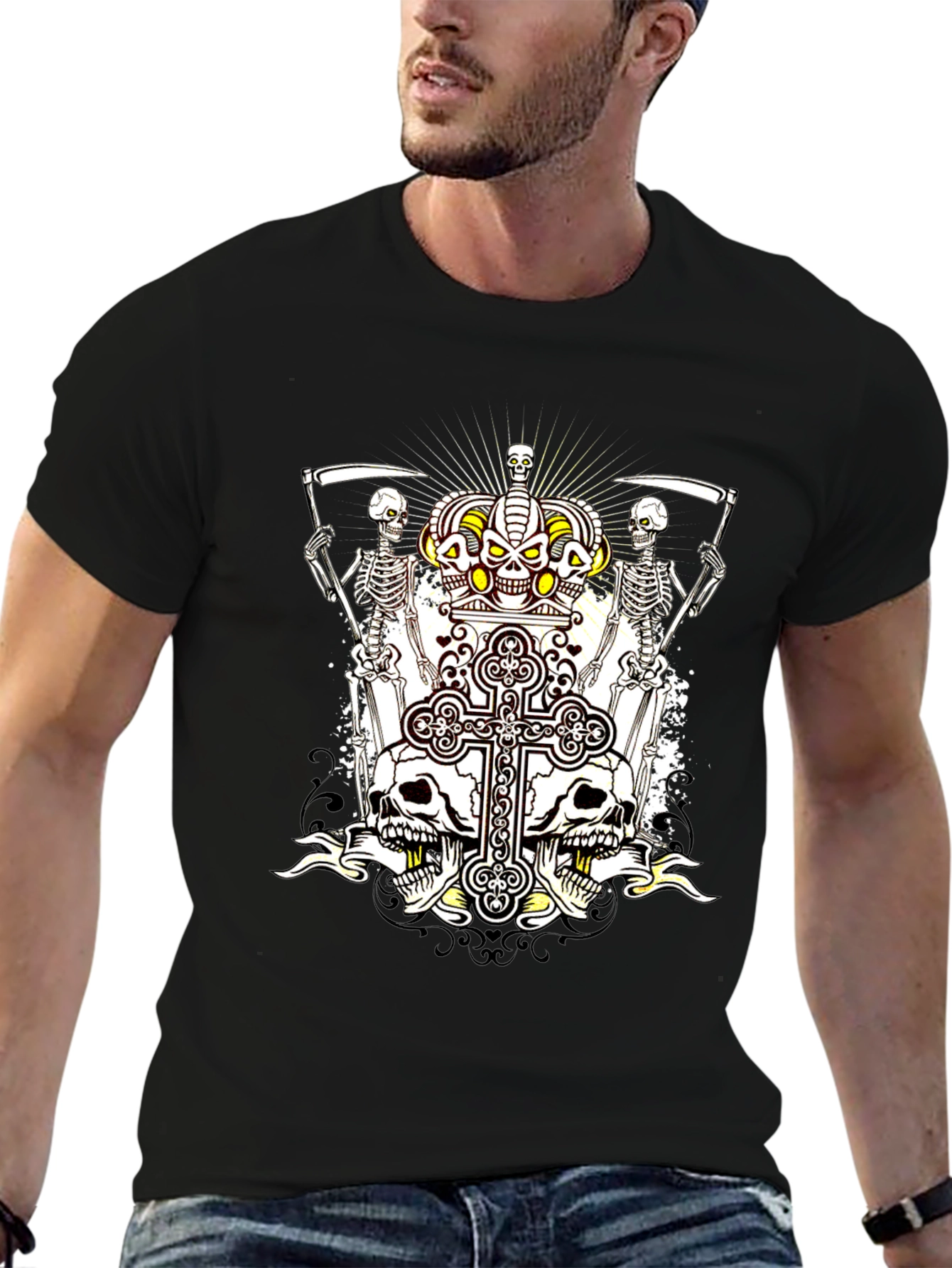 Skull & Crown Graphic Tee