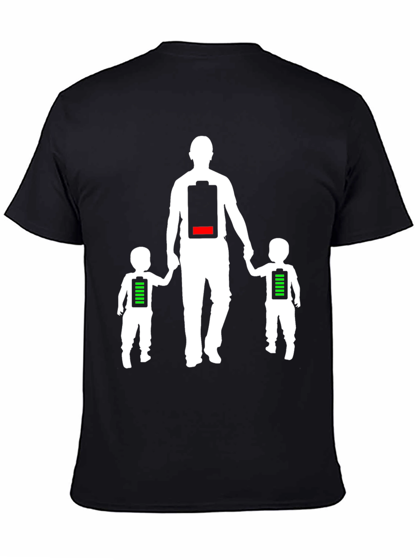 Dad Low Battery T-Shirt - Fatherhood Apparel