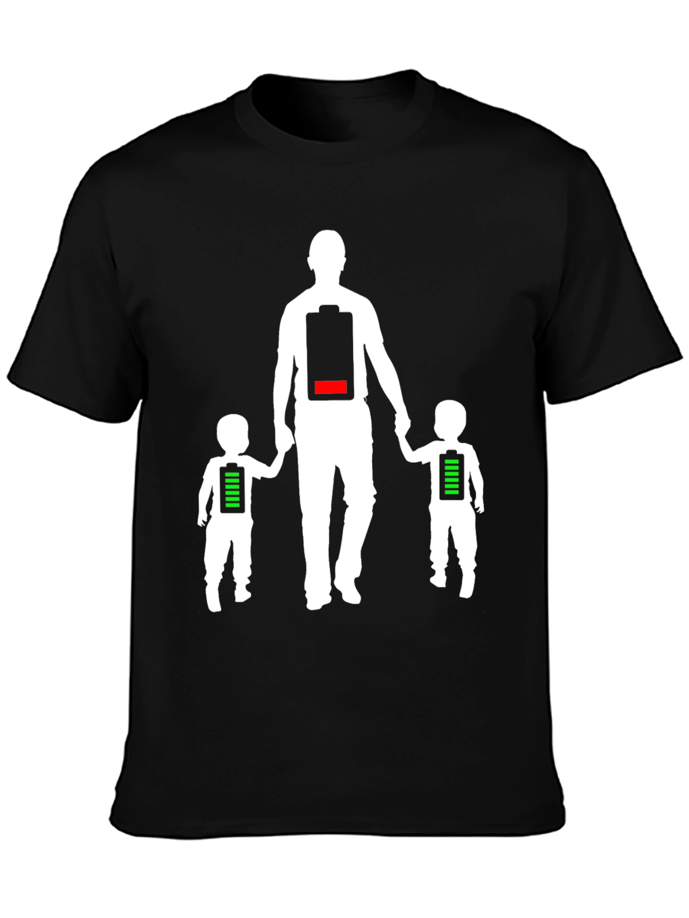 Dad Low Battery T-Shirt - Fatherhood Apparel
