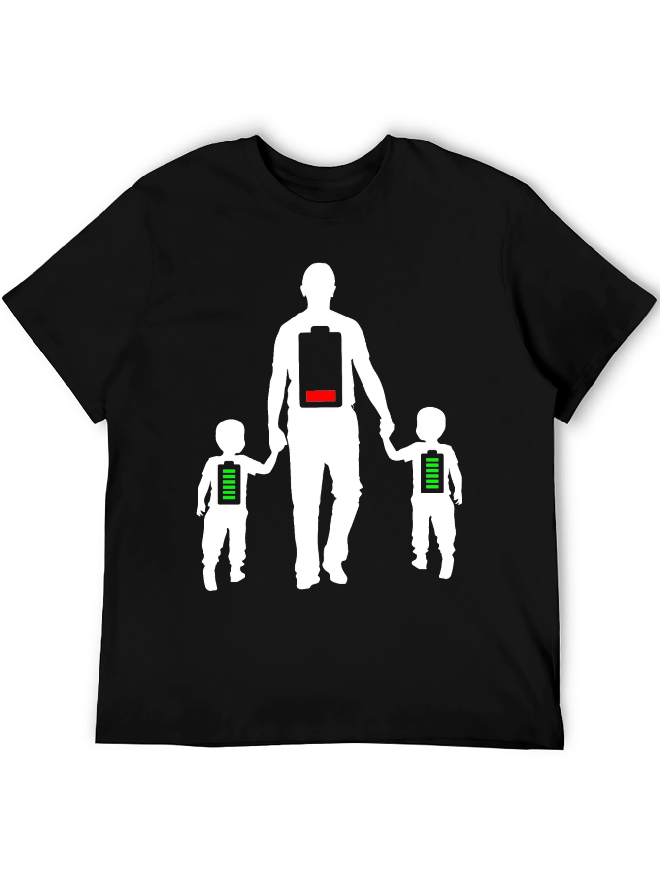 Dad Low Battery T-Shirt - Fatherhood Apparel