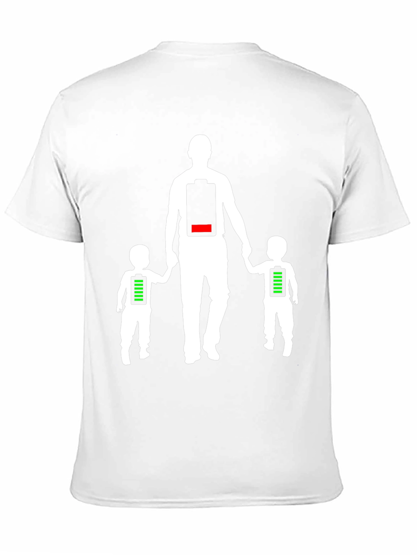 Dad Low Battery T-Shirt - Fatherhood Apparel