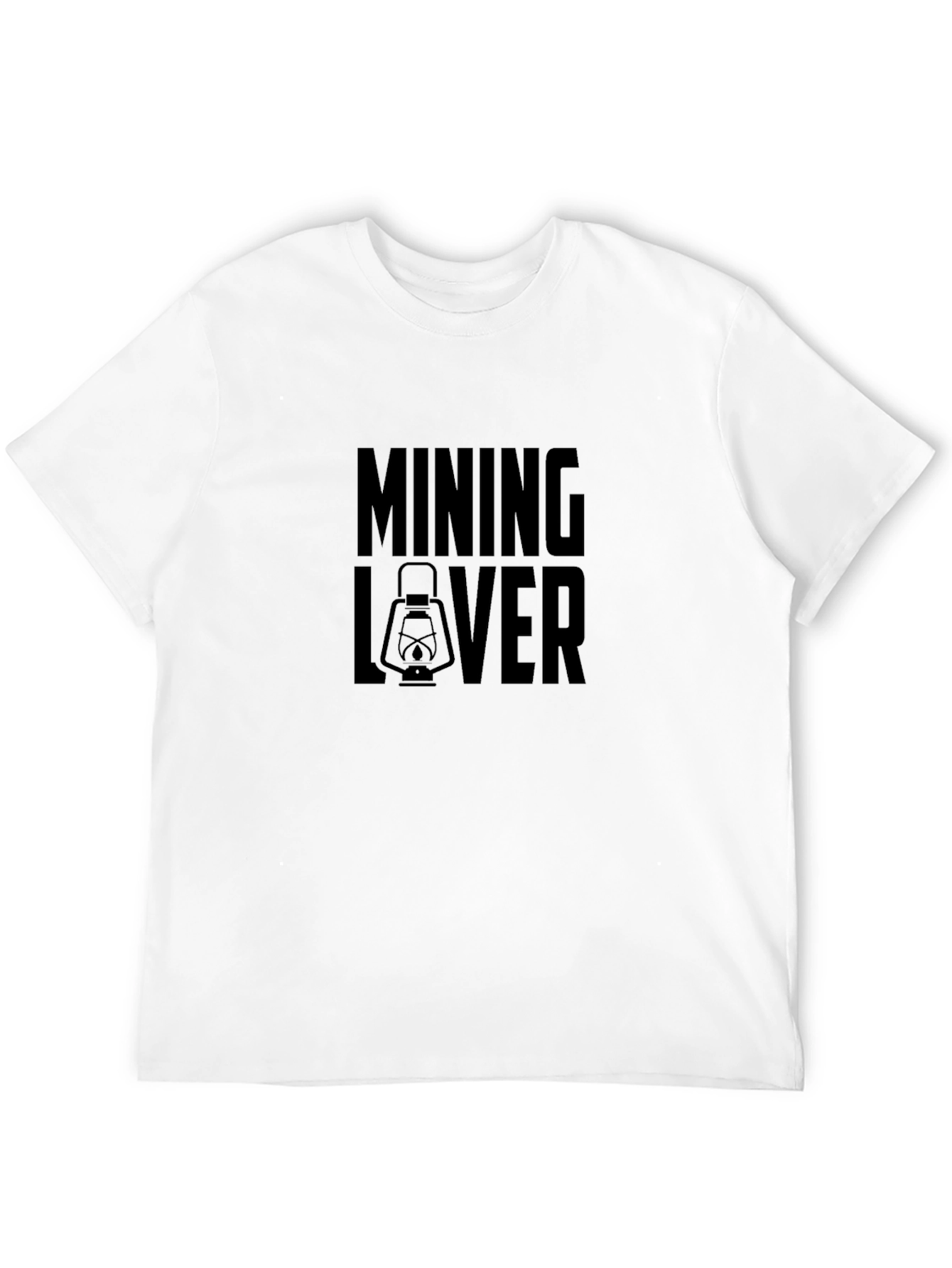 Mining Lover T-Shirt - Miners Lantern Graphic