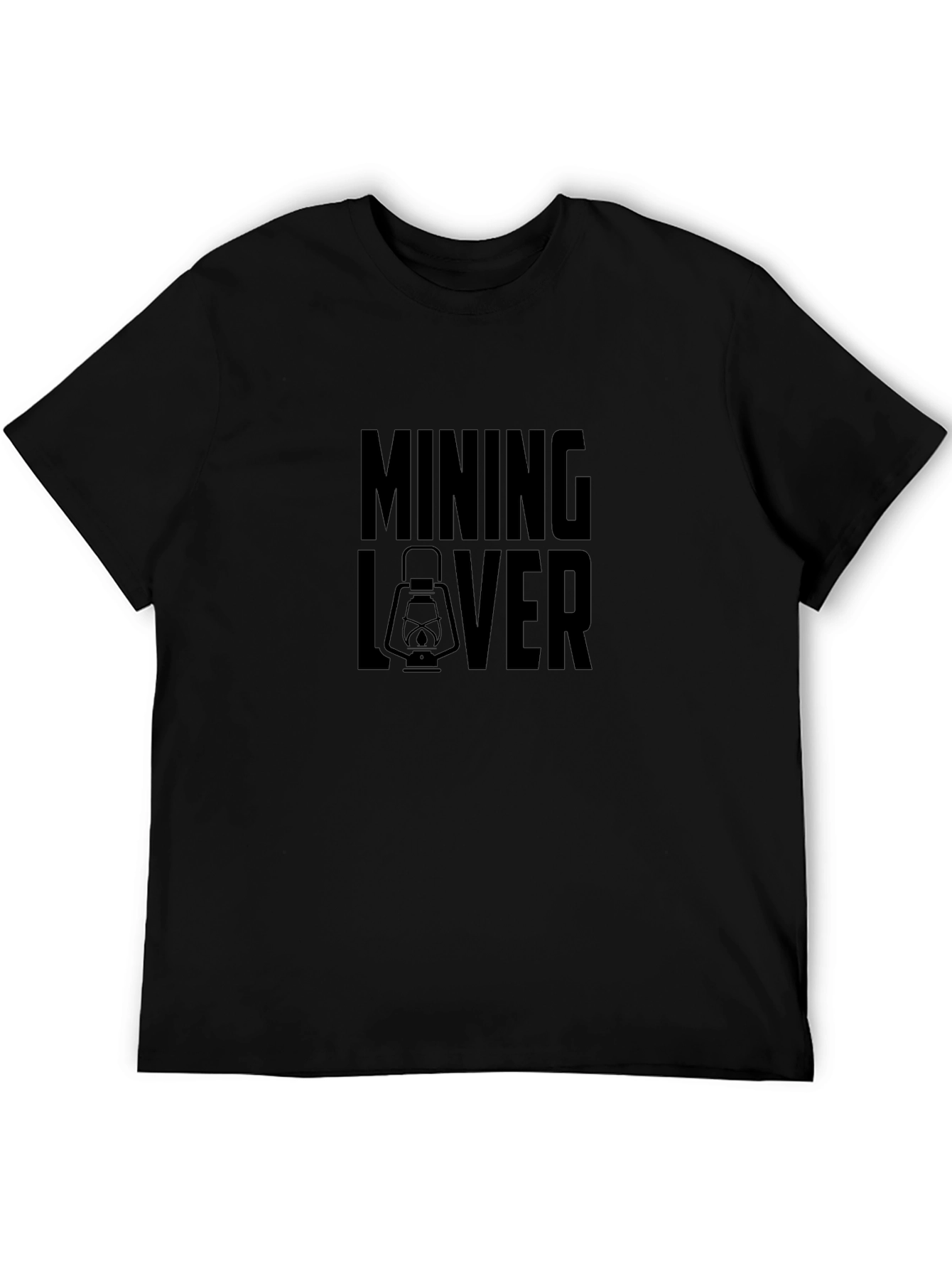 Mining Lover T-Shirt - Miners Lantern Graphic