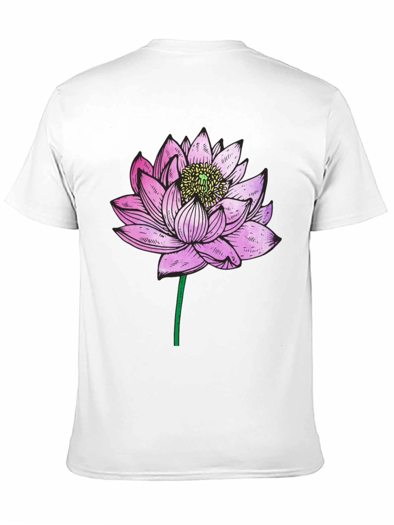 Lotus Flower Graphic T-Shirt - Relaxed Fit