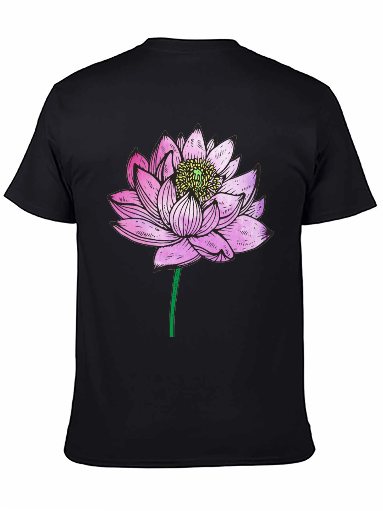 Lotus Flower Graphic T-Shirt - Relaxed Fit