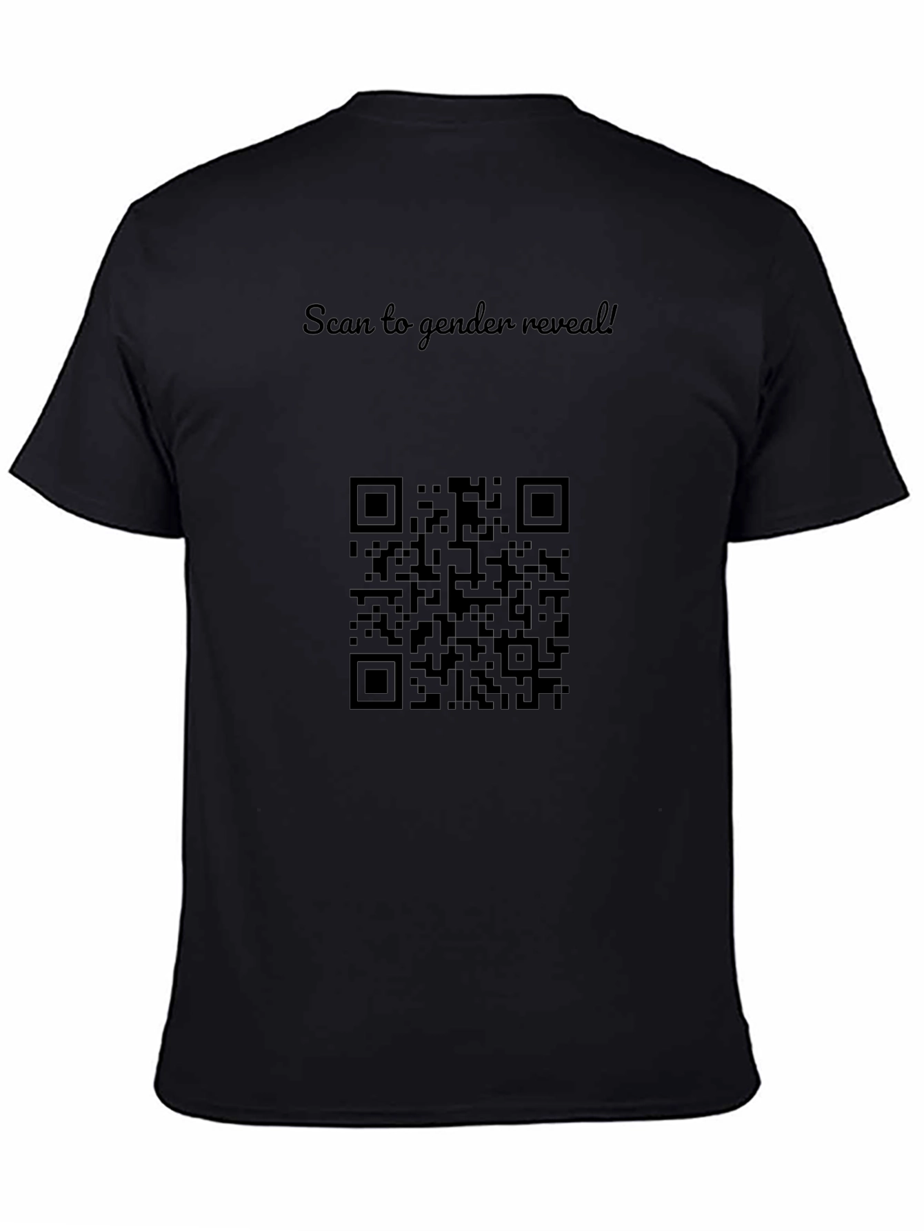 Scan to Reveal Gender T-Shirt