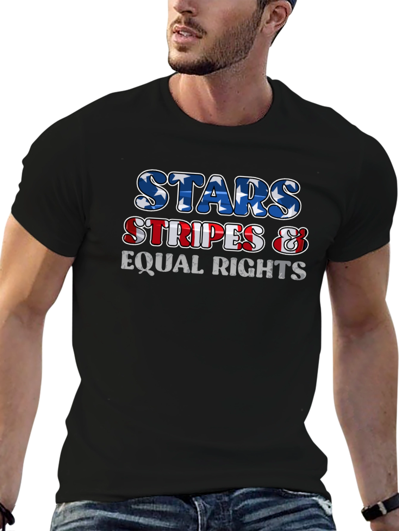 Stars Stripes & Equal Rights Graphic Tee