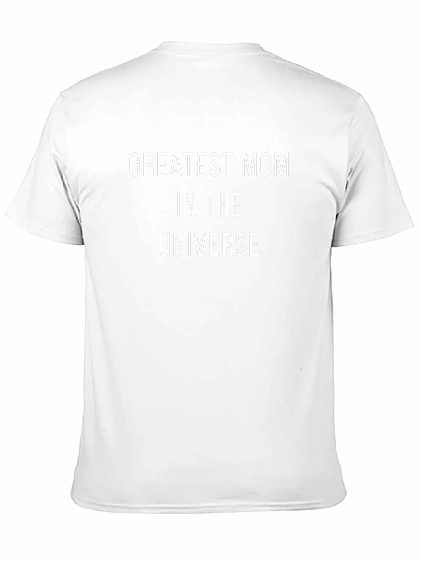 Greatest Mom in the Universe Black T-Shirt