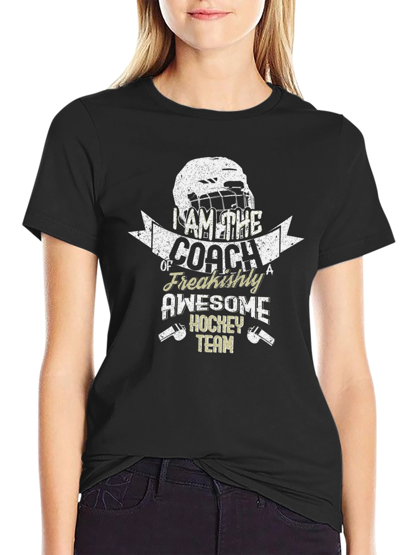 Awesome Hockey Coach T-Shirt - Freakishly Cool Design