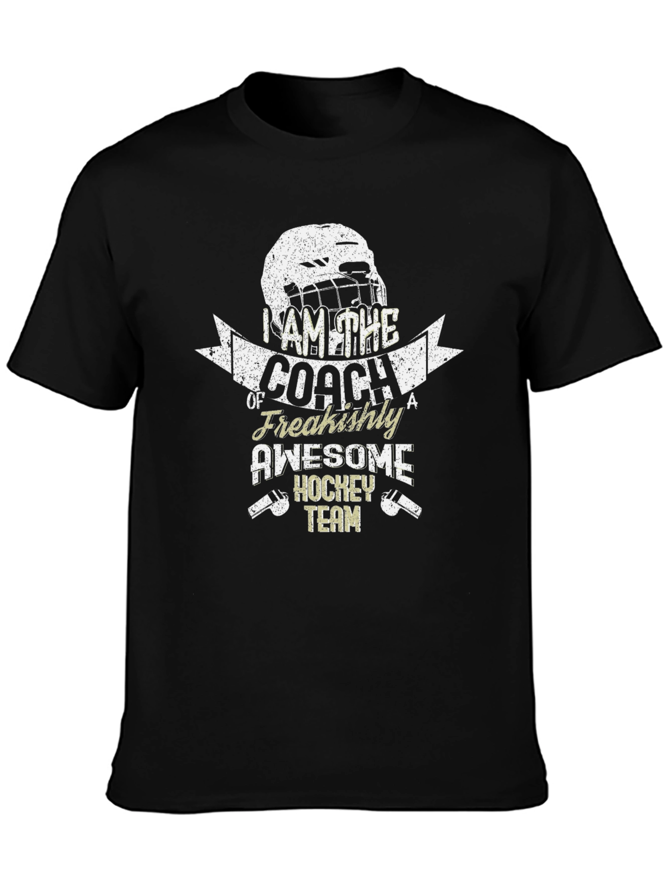 Awesome Hockey Coach T-Shirt - Freakishly Cool Design