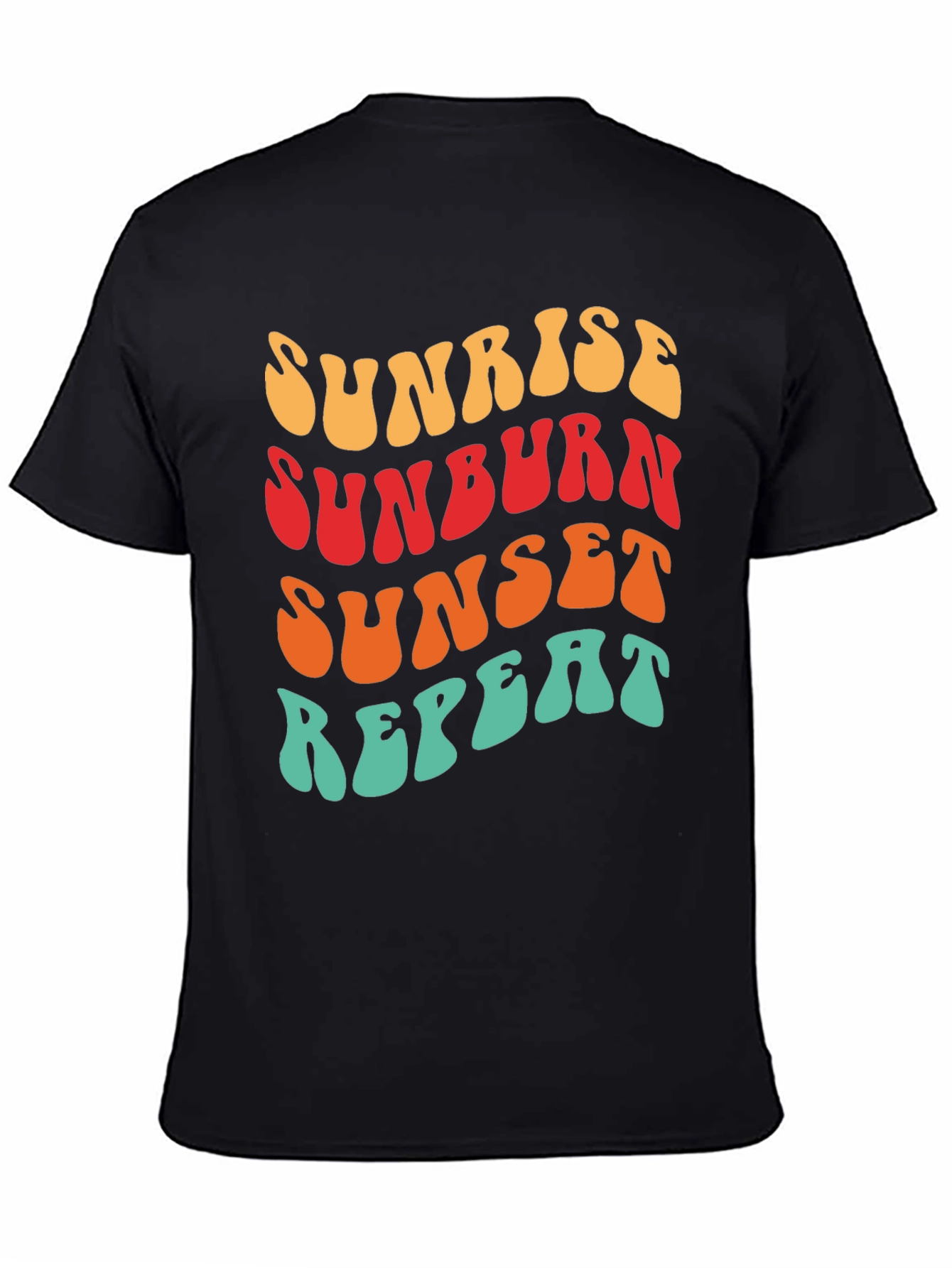 Sunrise Sunburn Sunset Repeat Graphic Tee