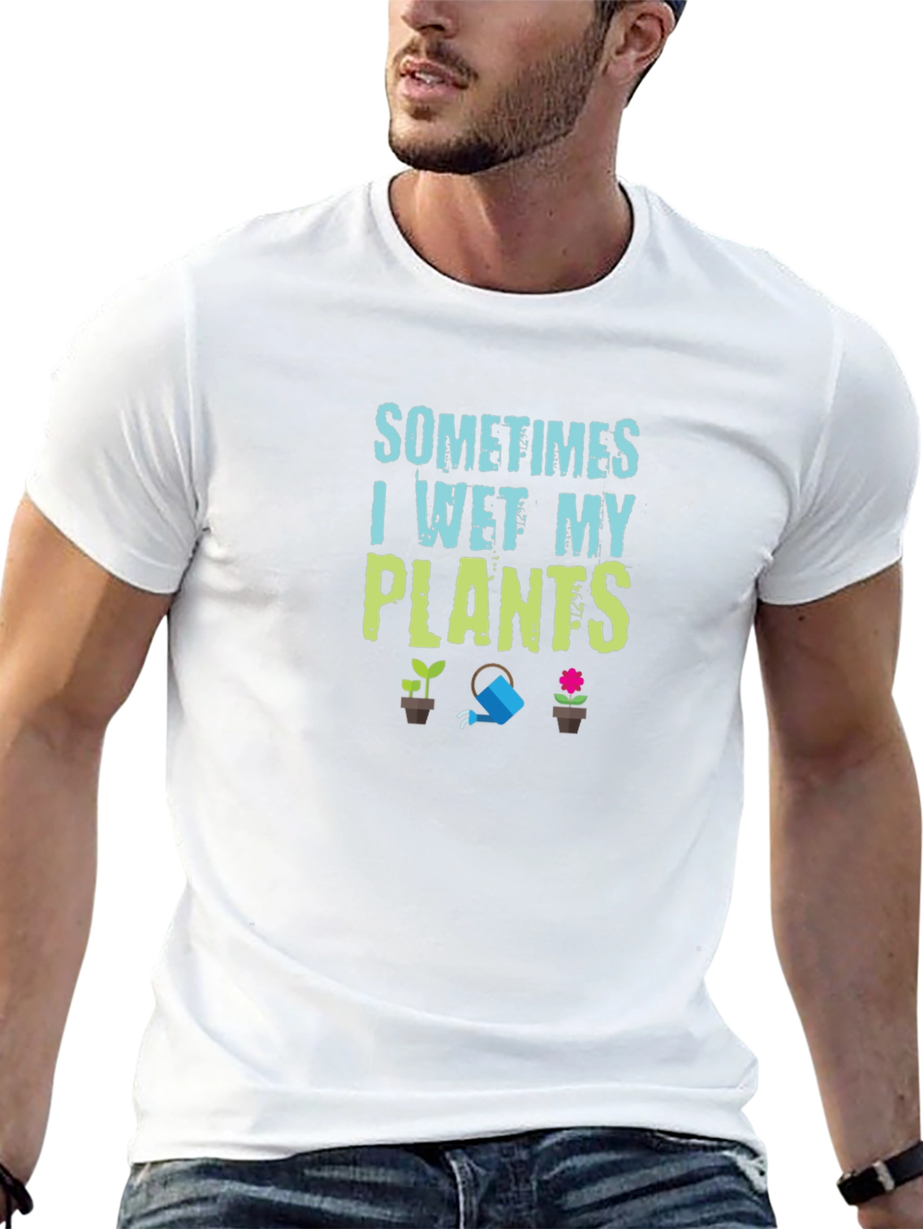 Sometimes I Wet My Plants Graphic Tee