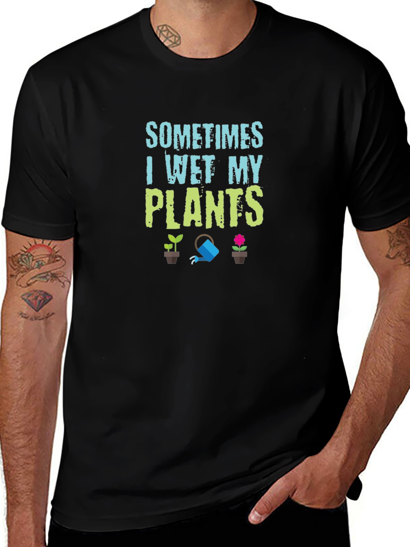 Sometimes I Wet My Plants Graphic Tee