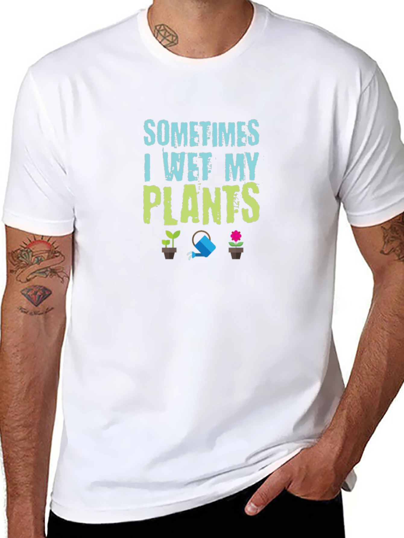 Sometimes I Wet My Plants Graphic Tee