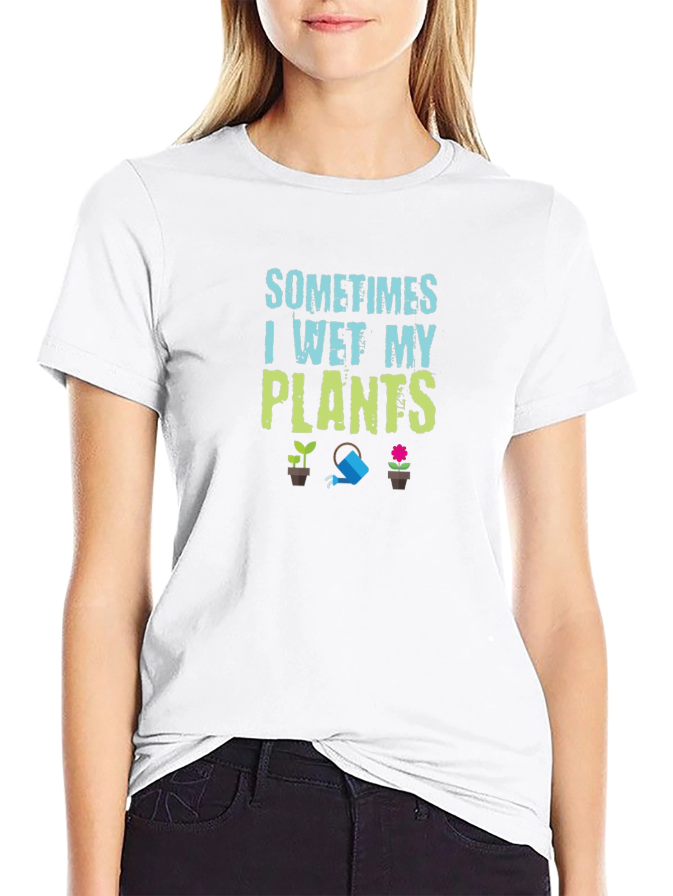 Sometimes I Wet My Plants Graphic Tee