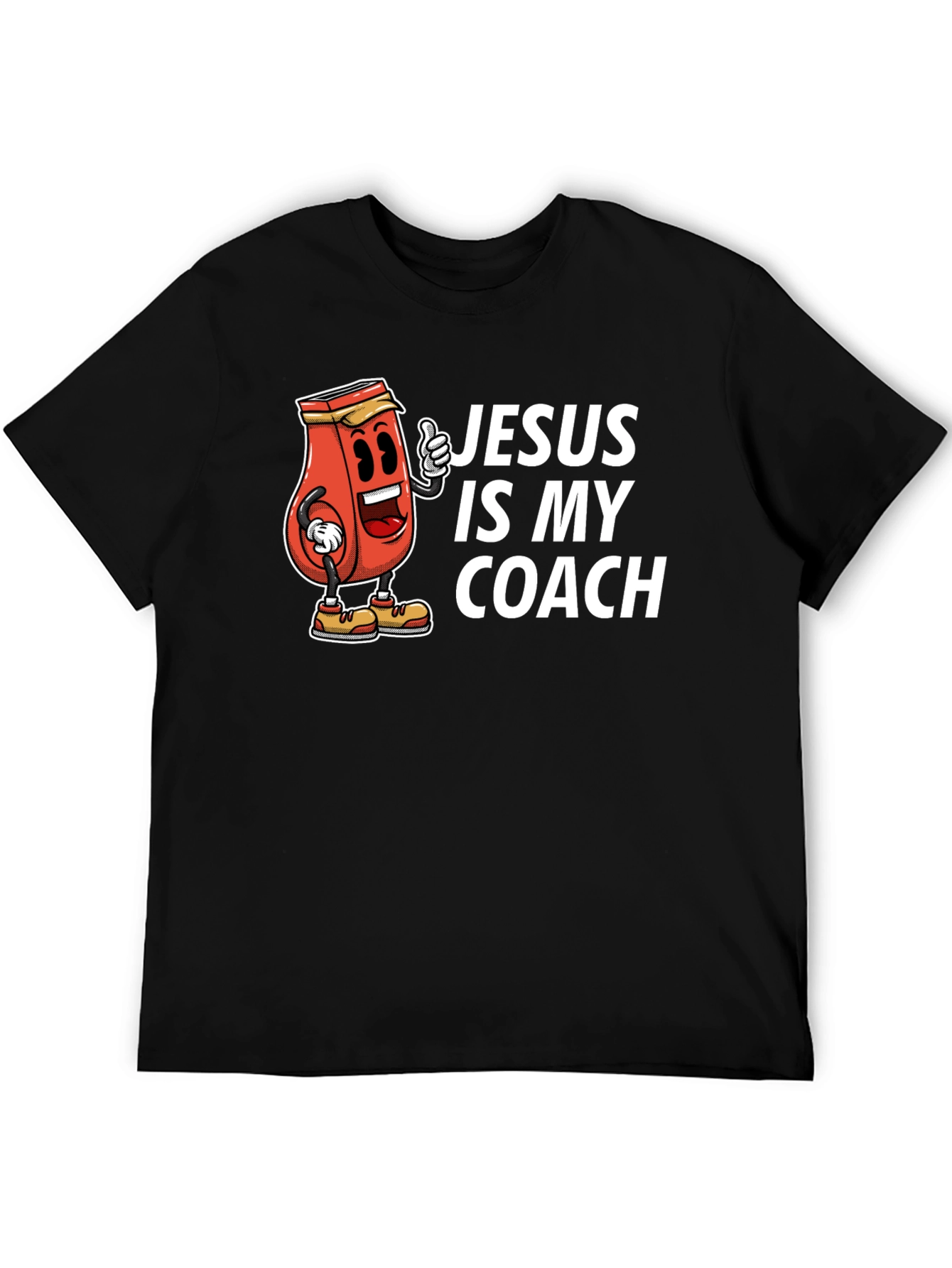 Jesus is My Coach Graphic T-Shirt