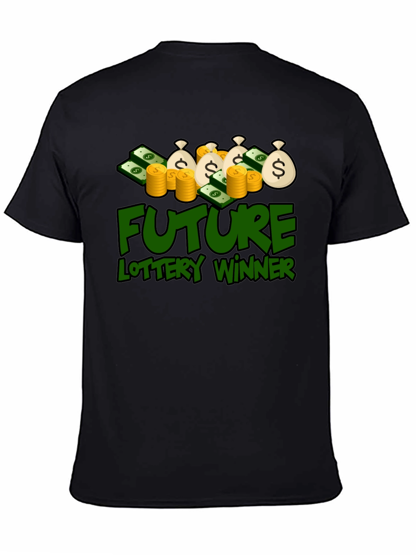 Future Lottery Winner Graphic Tee - Lucky Design