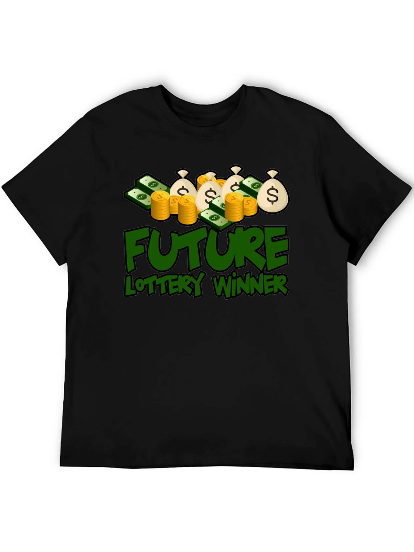 Future Lottery Winner Graphic Tee - Lucky Design