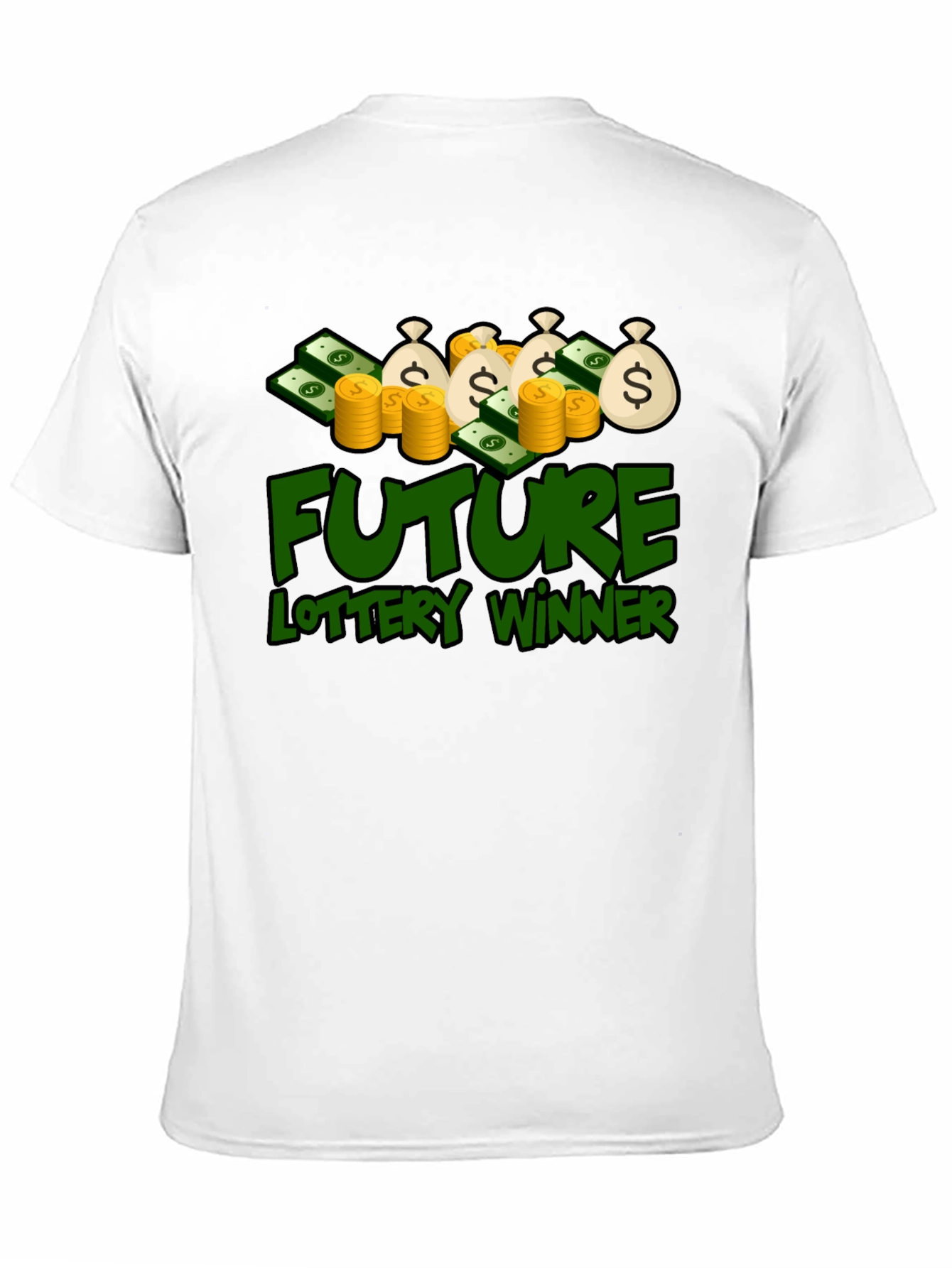 Future Lottery Winner Graphic Tee - Lucky Design