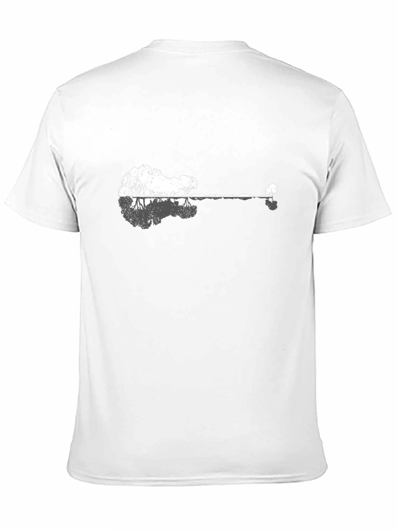 Nature Guitar T-Shirt - Black Cotton Tee