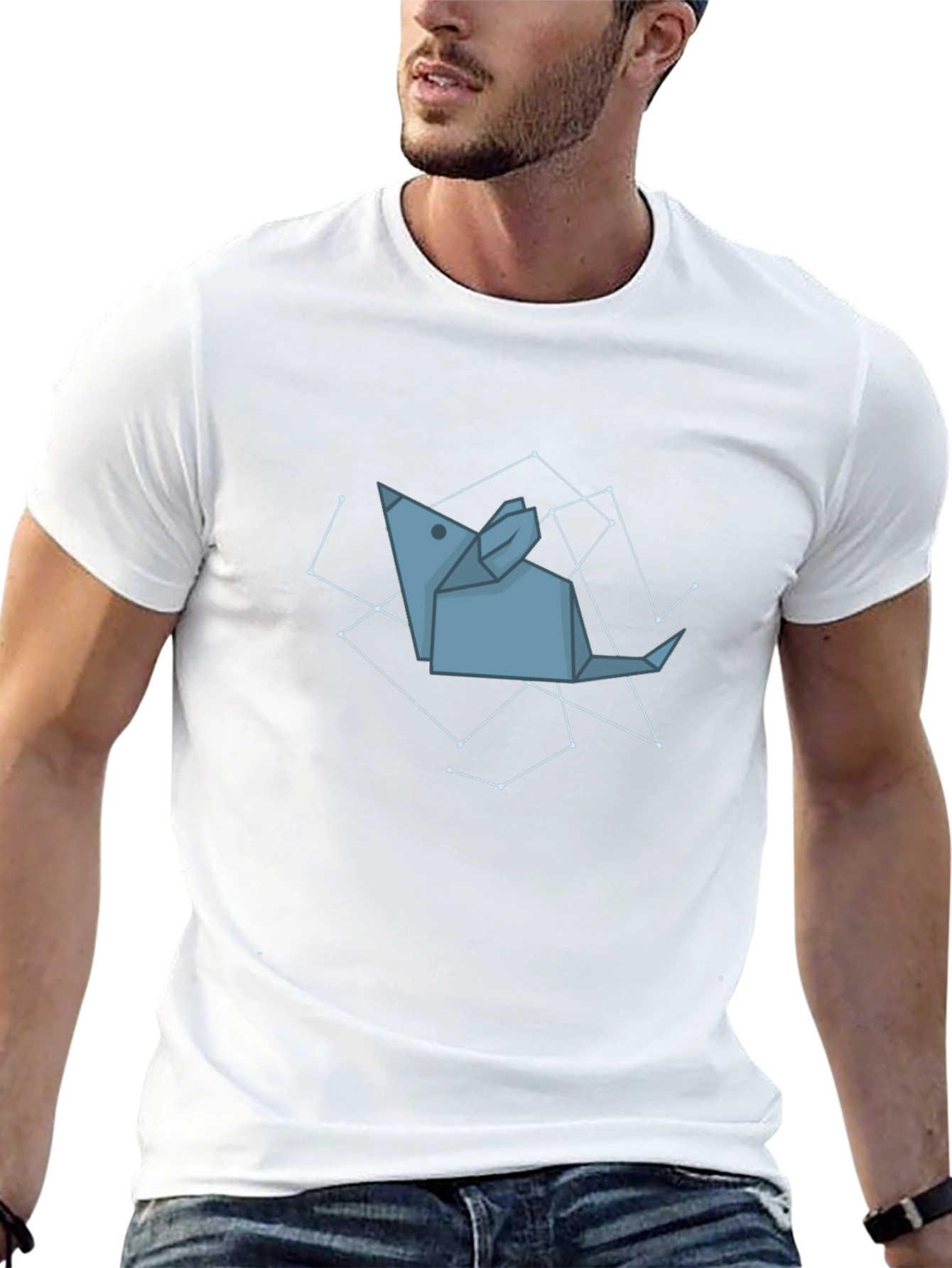 Origami Mouse Constellation Graphic Tee