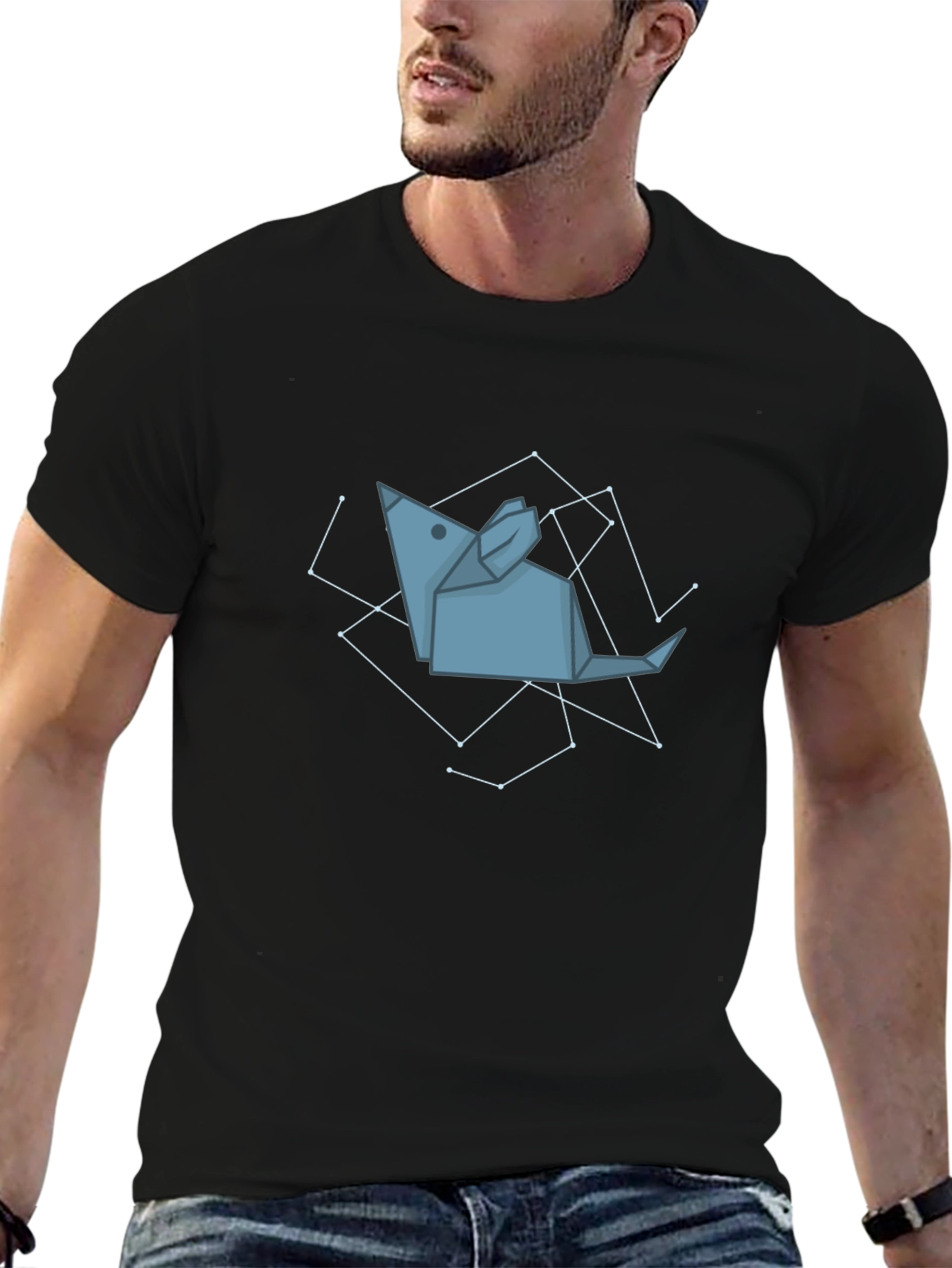 Origami Mouse Constellation Graphic Tee