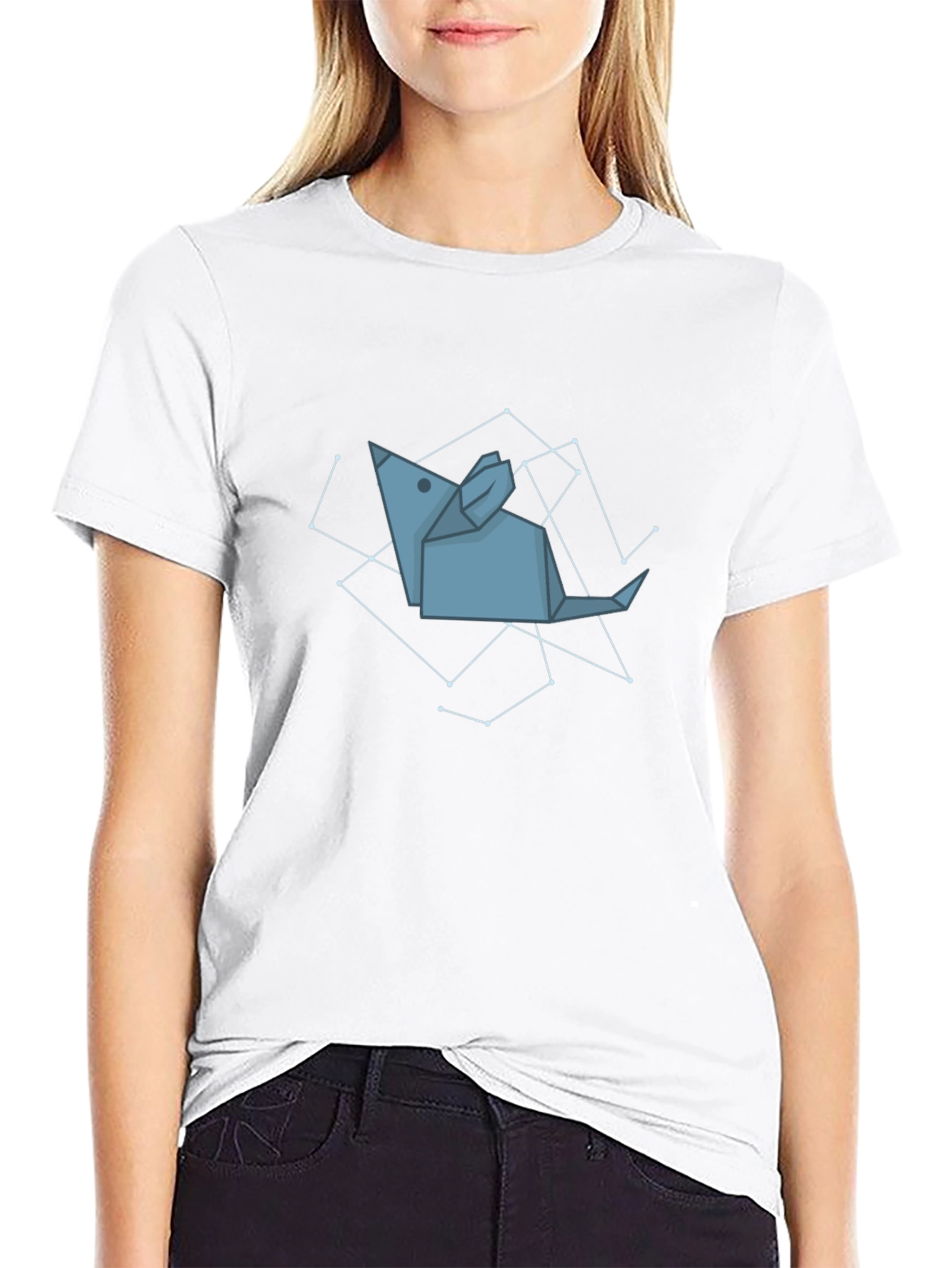 Origami Mouse Constellation Graphic Tee
