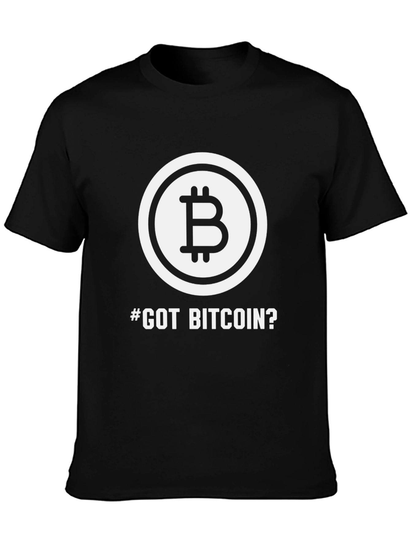 Got Bitcoin? Black Graphic Tee