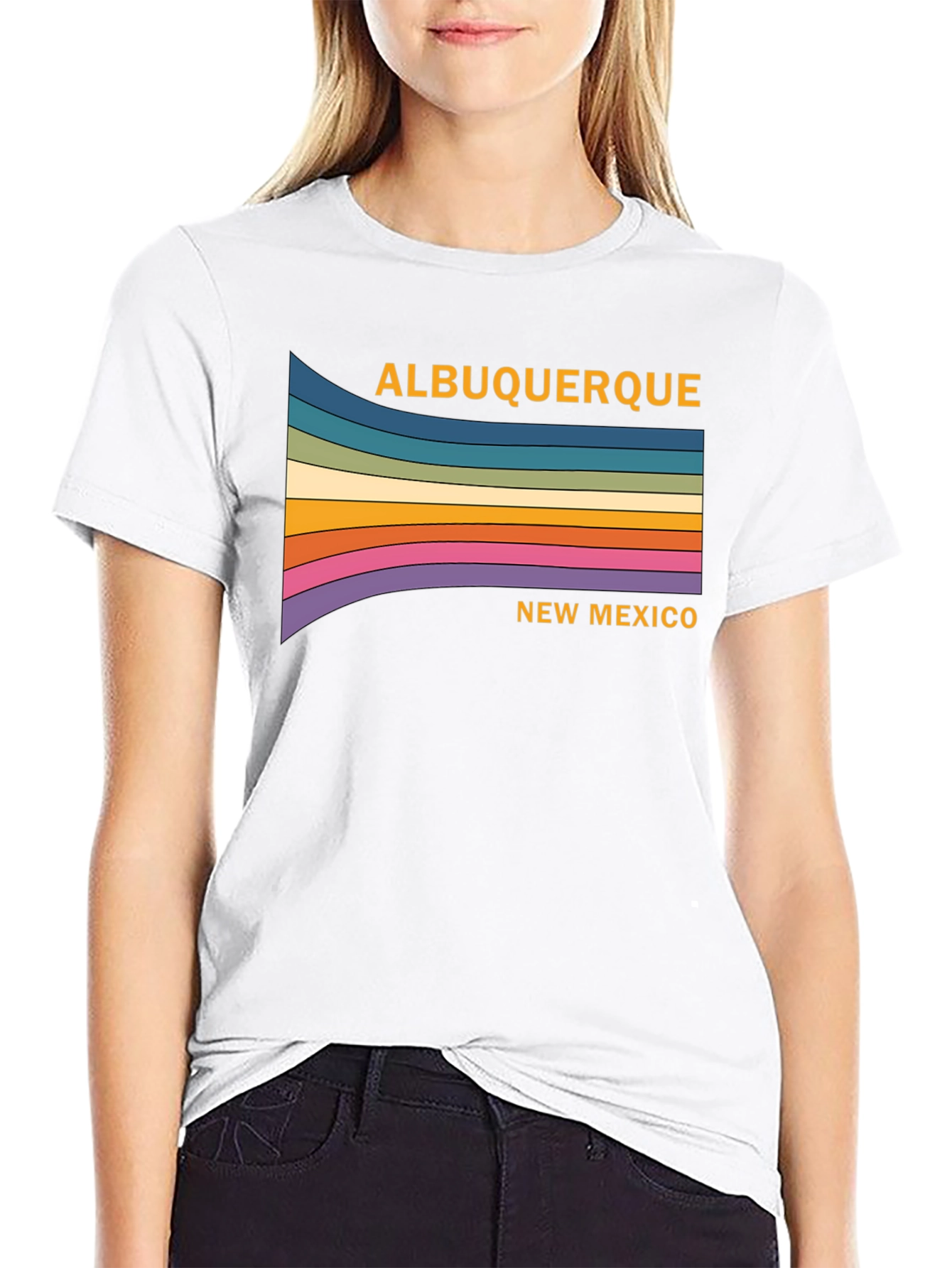 Albuquerque New Mexico Retro T-Shirt