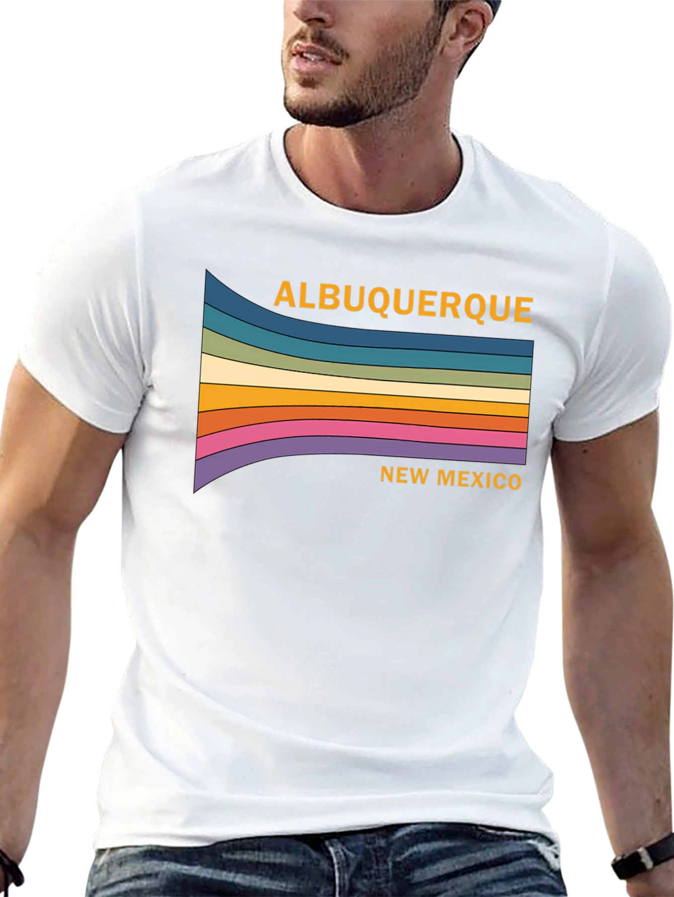 Albuquerque New Mexico Retro T-Shirt