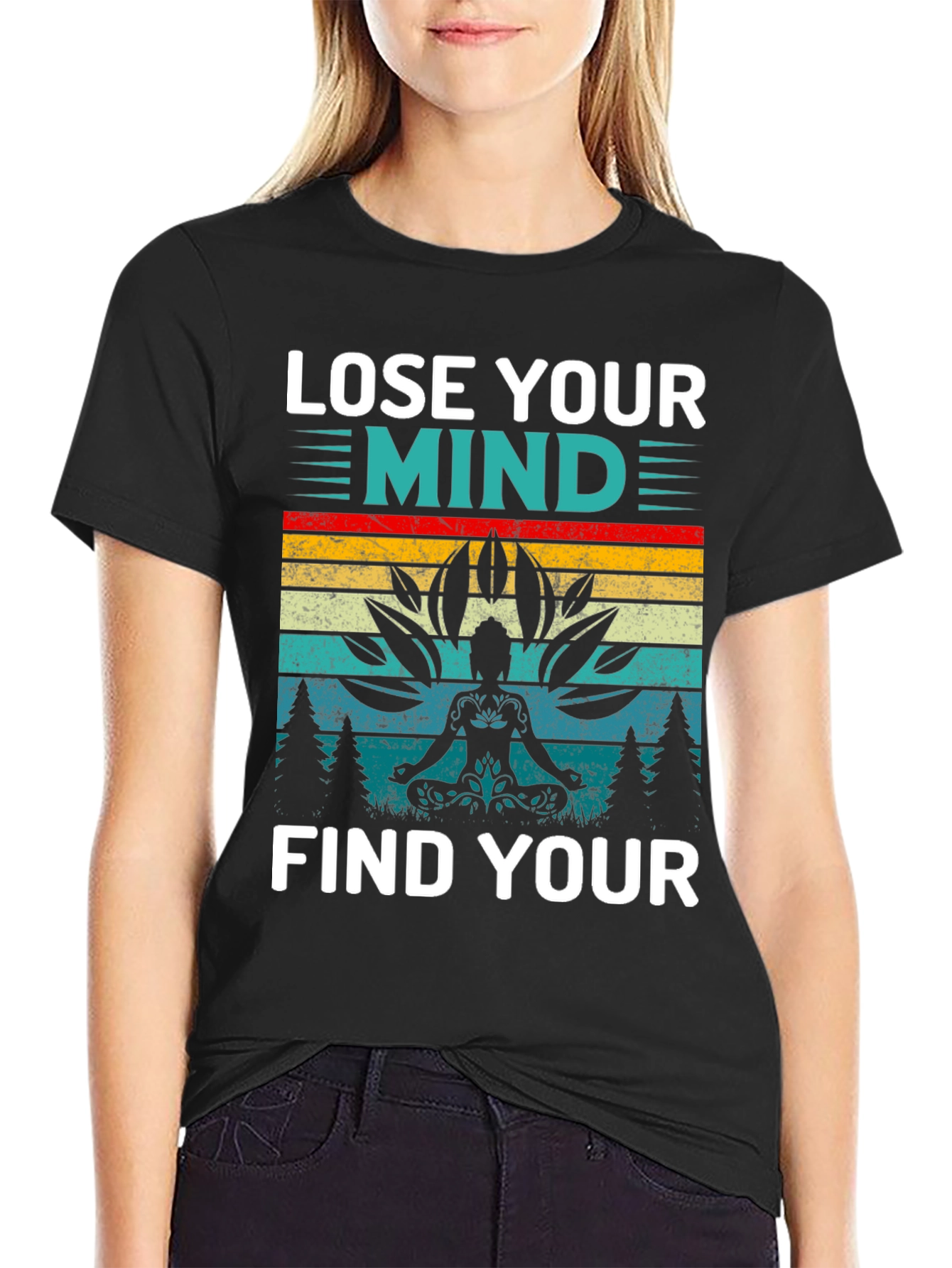 Lose Your Mind Find Your Soul Yoga T-Shirt