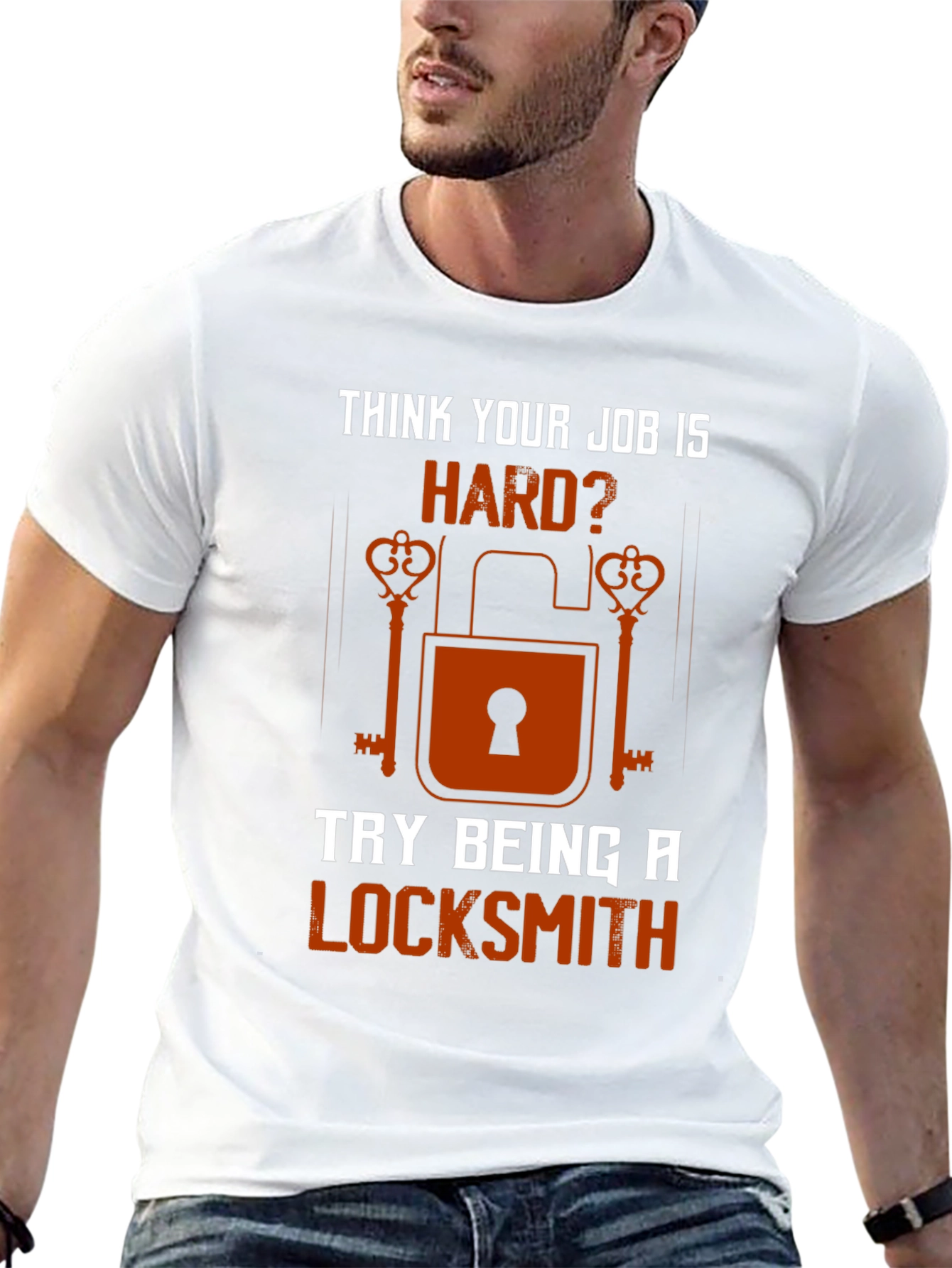 Locksmith T-Shirt - Hard Job Tee