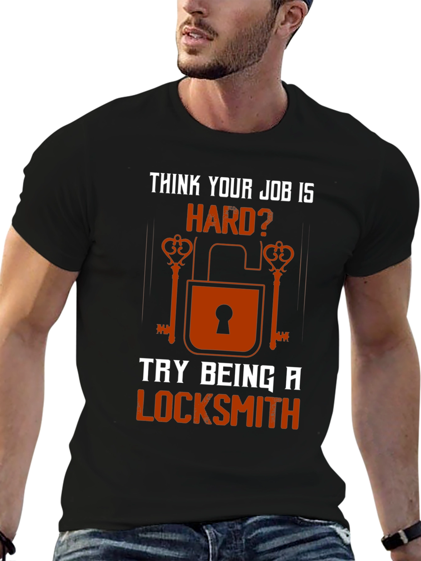 Locksmith T-Shirt - Hard Job Tee