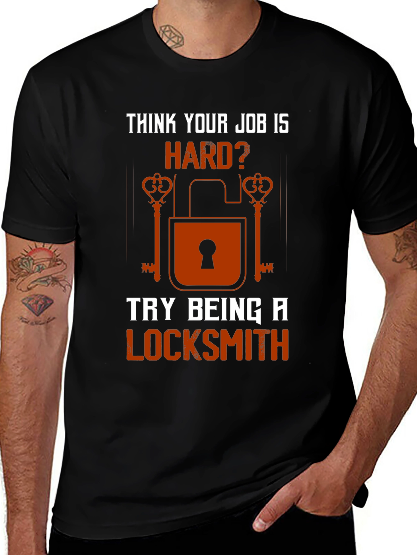 Locksmith T-Shirt - Hard Job Tee