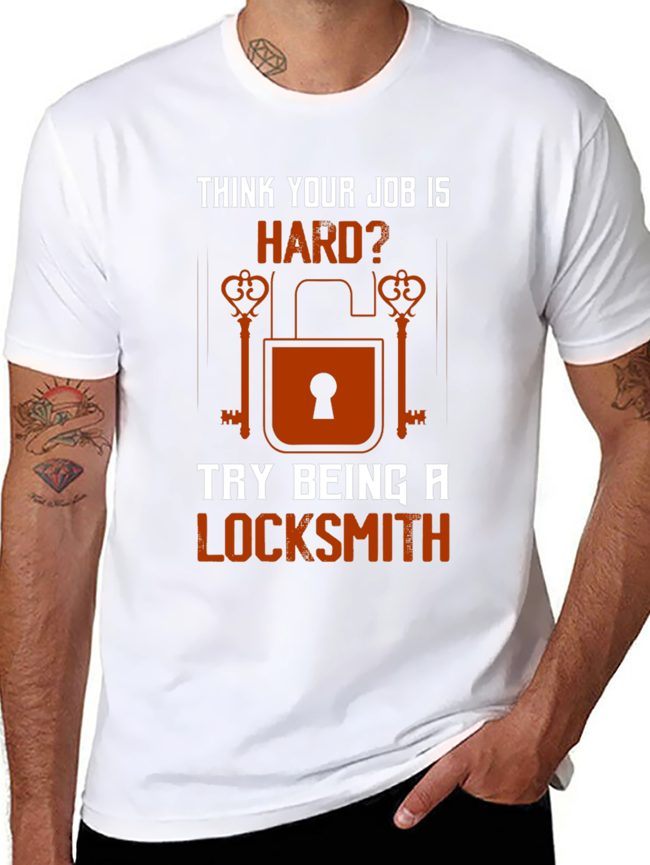 Locksmith T-Shirt - Hard Job Tee