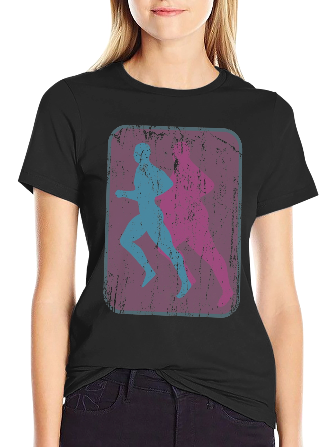 Retro Runner Graphic T-Shirt