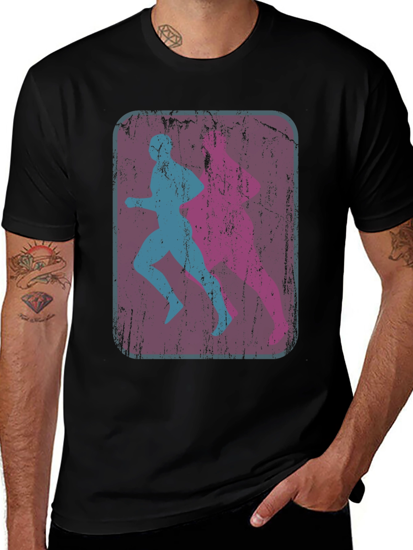 Retro Runner Graphic T-Shirt