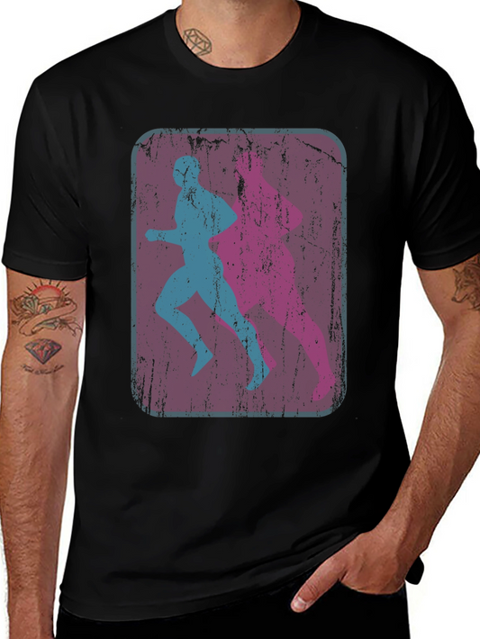 Retro Runner Graphic T-Shirt
